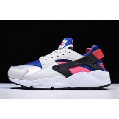 Nike Bayan Air Huarache Qs Beyaz / Kraliyet Mavisi / Siyah / Pembe Spor Ayakkabı Türkiye - TTH68JC7